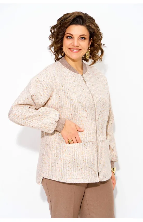 Пиджак Лилиана 1342 жемчужное капучино