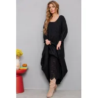 Платье Амулет 9922 черный 164