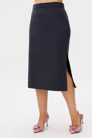 Юбка Anelli 1648 грифельный силуэт