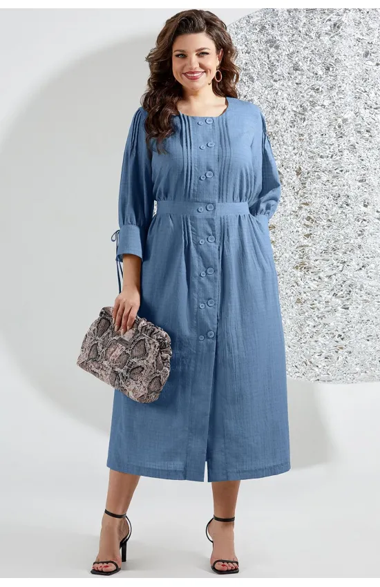 Платье Mira Fashion 5552-3 синий