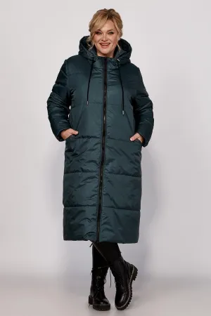 Пальто Algranda 4030-4 Морская волна