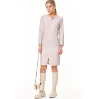 Платье Talia Fashion 410 геометрический  мелкий принт в светлых оттенках
