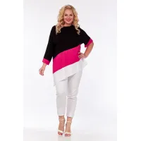 Туники Lucky Fox 1141 черный-фуксия