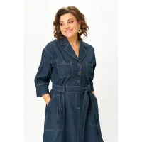 Платье Кокетка И К 1501 джинсовый