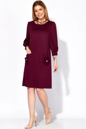 Платье Таиер 1401 винный