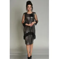 Платье Solomea Lux 536а серебристый отлив Платье Solomea Lux 536а серебристый отлив