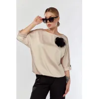 Блузка Talia Fashion 434 светло-бежевый