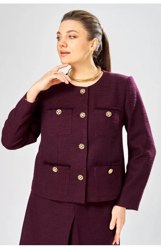 Пиджак Bonna Image 1039-3 фиолетовый