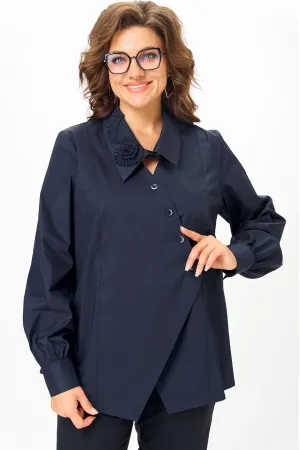 Блузка Michel Chic 789 дымчато-синий