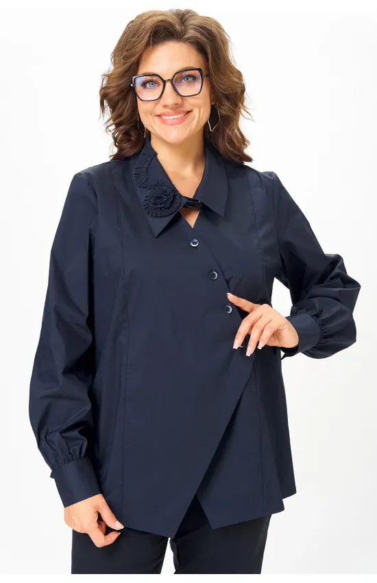 Блузка Michel Chic 789 дымчато-синий