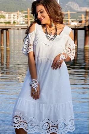 Платье Vittoria Queen 18523 белый