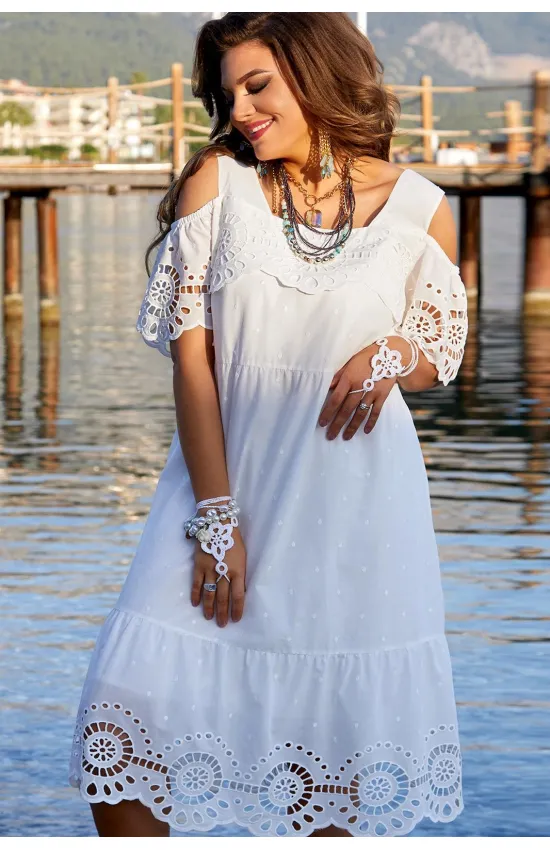 Платье Vittoria Queen 18523 белый