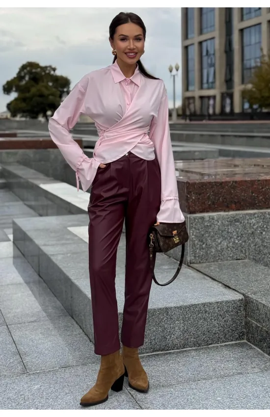 Брюки Aura Ofthe Day 4176 бургунди