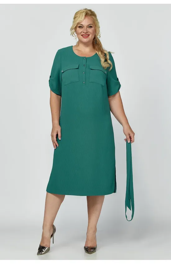 Платье Algranda 3991-1 Морская волна