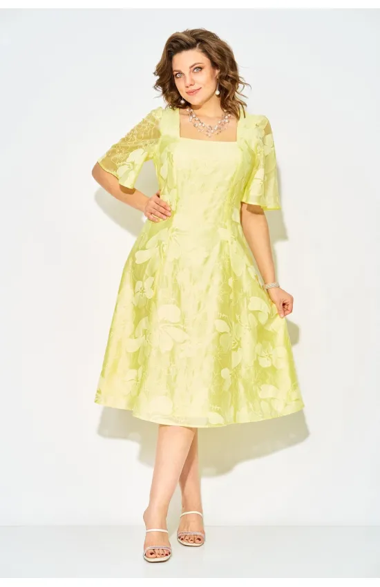 Платье Лилиана 1532 лимонный