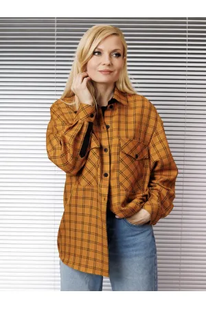 Рубашки Azzara 979Г горчичный