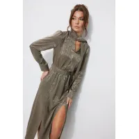 Платье Люше 4248 оливка