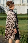 Платье Vittoria Queen черный, бежевый 26163