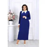 Платье Ninele 6036 Васильковый Платье Ninele 6036 Васильковый