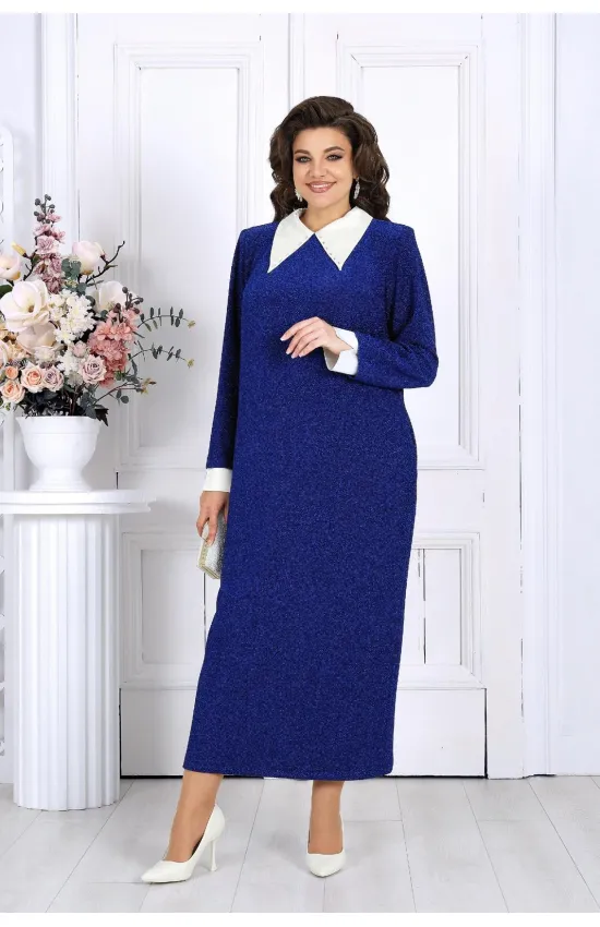 Платье Ninele 6036 Васильковый