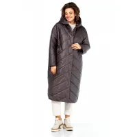 Пальто Диамант 2115 горький шоколад