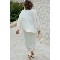 Платье Vittoria Queen 28693пл молочно-салатовый