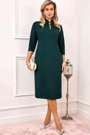 Платье Agatti 5828 изумрудный