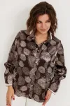 Блузка Begimoda 4140 шоколад Блузка Begimoda 4140 шоколад