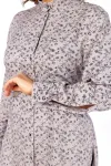 Рубашки Avenue 0347 серый, дизайн цветочек Рубашки Avenue 0347 серый, дизайн цветочек