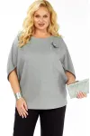 Блузка Элль-Стиль 2436а серый Блузка Элль-Стиль 2436а серый