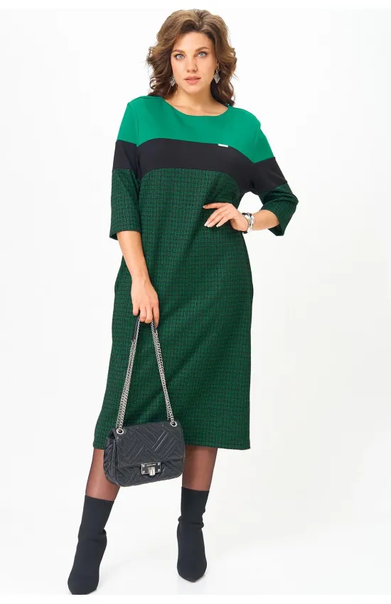 Платье Michel Chic 2188 зеленый+черный