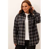 Блузка Лиона-Стиль 915 темно-синий