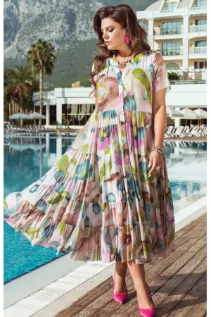 Платье Vittoria Queen 25013 мультиколор