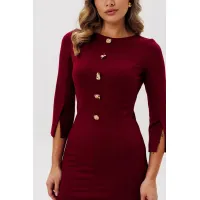 Платье Faufilure С1826 бордо