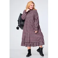 Платье Anelli 977 бордо Платье Anelli 977 бордо