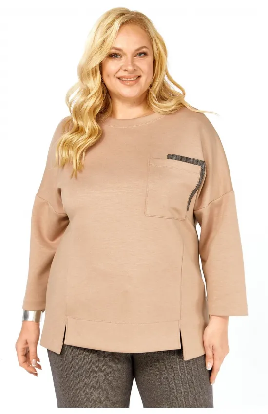 Кофта Элль-Стиль 2437а бежевый