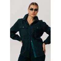 Рубашки Anelli 1746 Зеленый корд