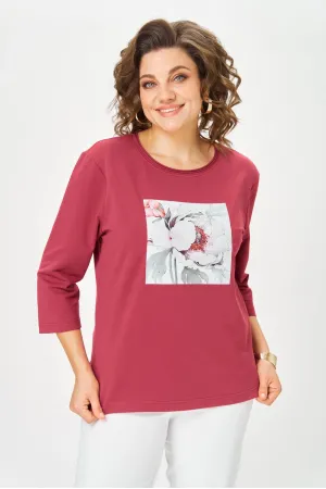 Блузка Rumoda 2282 бордовый