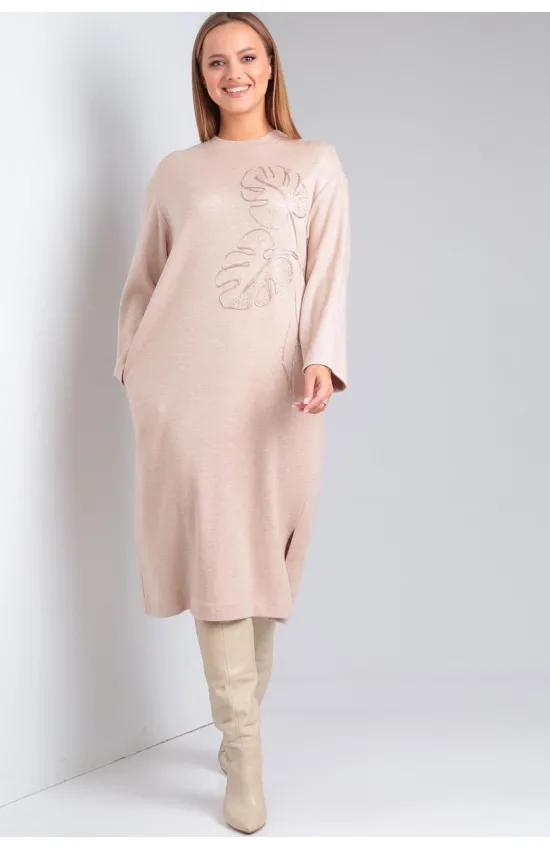 Платье Tvin 7668 бежевый