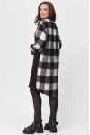 Платье Michel Chic 2159 чёрный + клетка Платье Michel Chic 2159 чёрный + клетка