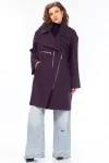 Пальто Celentano 2091 баклажанный Пальто Celentano 2091 баклажанный