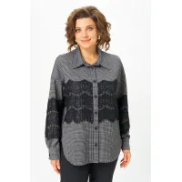 Блузка Svetlana Style 5032 черный+узор