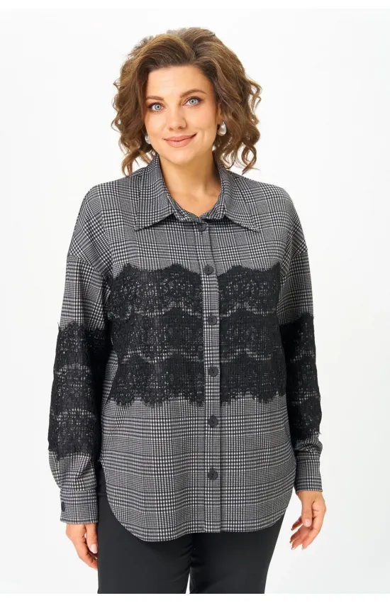 Блузка Svetlana Style 5032 черный+узор