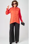 Блузка Eva Grant 7319 оранжевый
