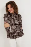 Блузка Begimoda 4140 шоколад Блузка Begimoda 4140 шоколад