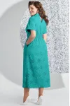 Платье Mira Fashion 5539-3 бирюзовый