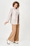 Пиджак Swallow 910 Бежевый «Серая елочка»