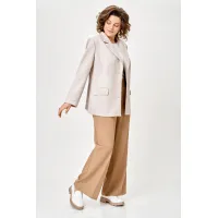 Пиджак Swallow 910 Бежевый «Серая елочка»