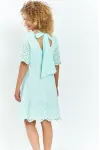 Платье Euromoda 734 мятный Платье Euromoda 734 мятный