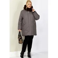 Куртка Shetti 2205 серо-лиловый